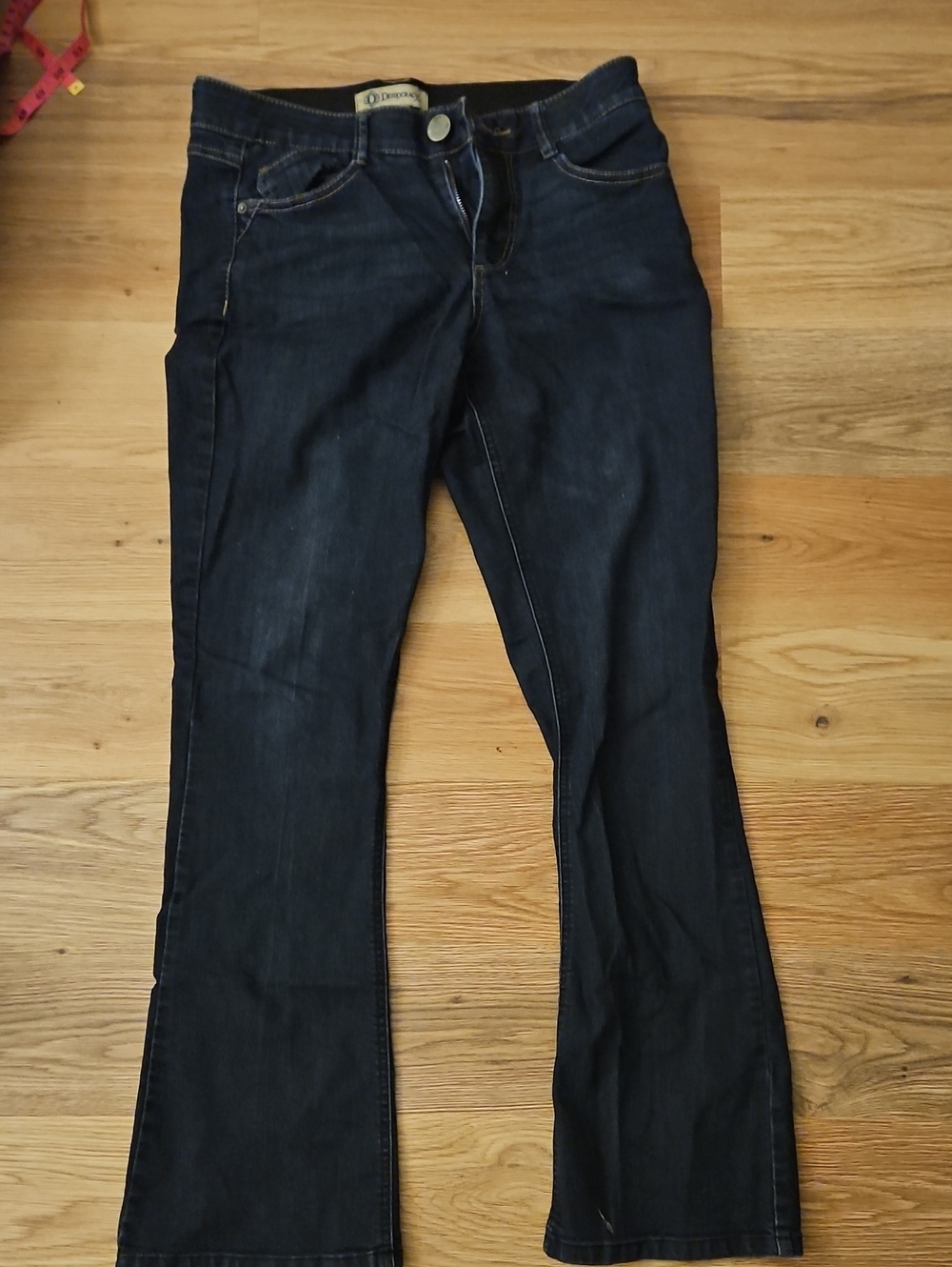 Democracy Dark Blue Flare Leg Jeans